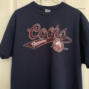 Men’s XL COORS Tee Shirt